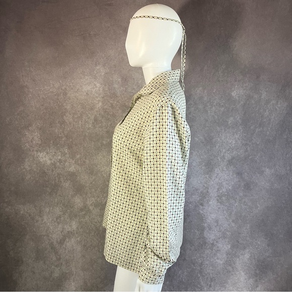 Vintage Inner Vision Blouse Womens 14 Long Sleeve Button Shirt Hippie Boho 70s - Picture 2 of 8